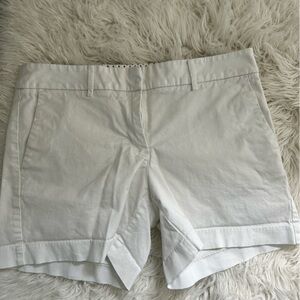White casual shorts